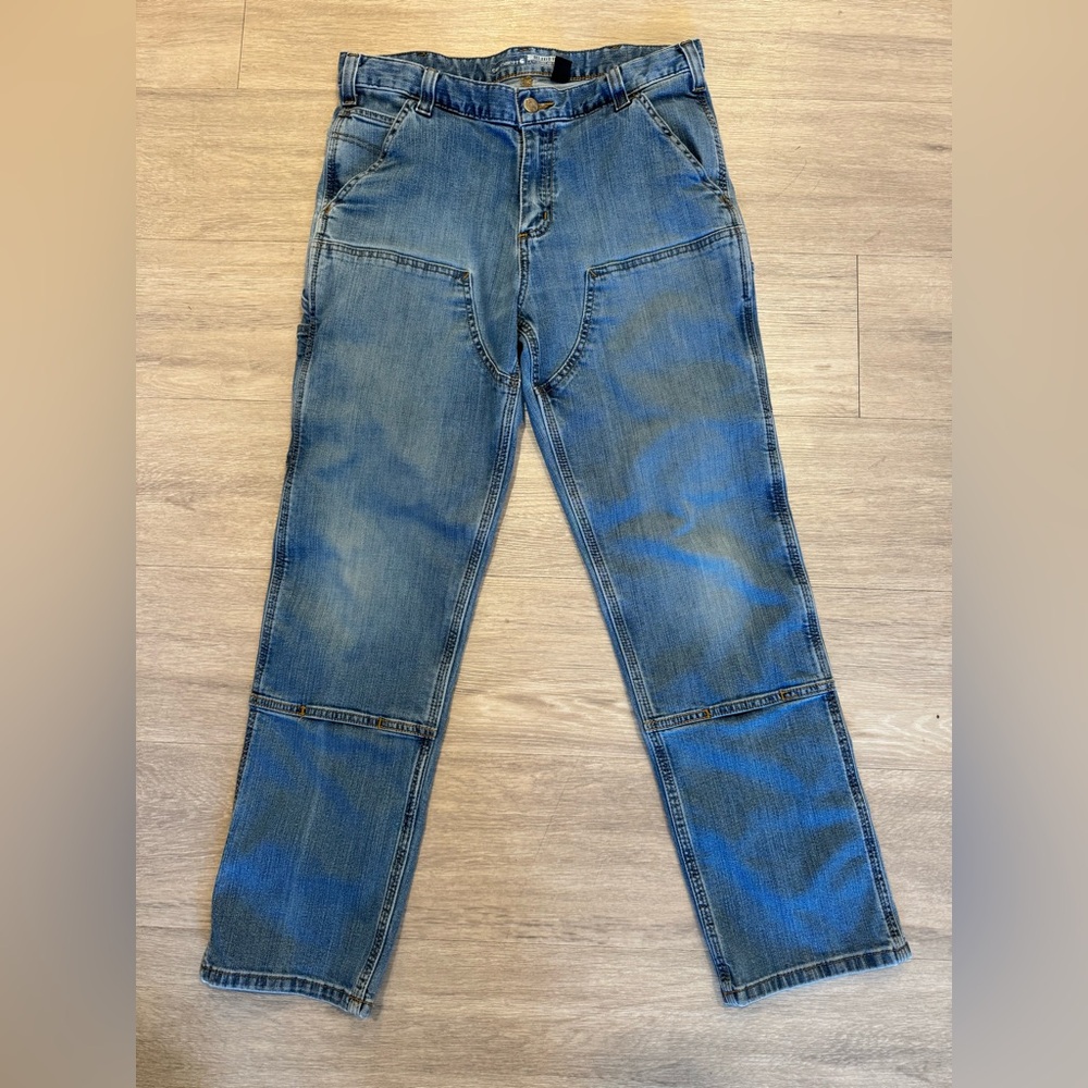 Carhartt Men's Light Blue Relaxed Fit Jeans